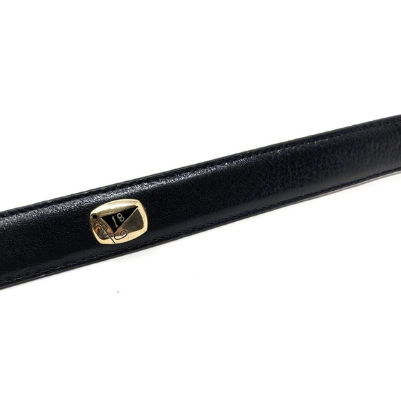 Brighton Belt Womens 32 M/L Black Leather Silver Studded Golf Novelty Vintage main image 9
